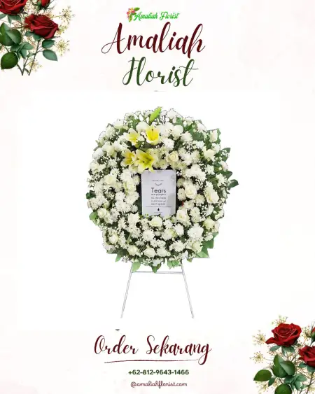 Krans Bunga Duka Kiping